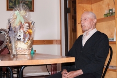Kántás Pál egyesületi tagunk 98. születèsnapi köszöntő